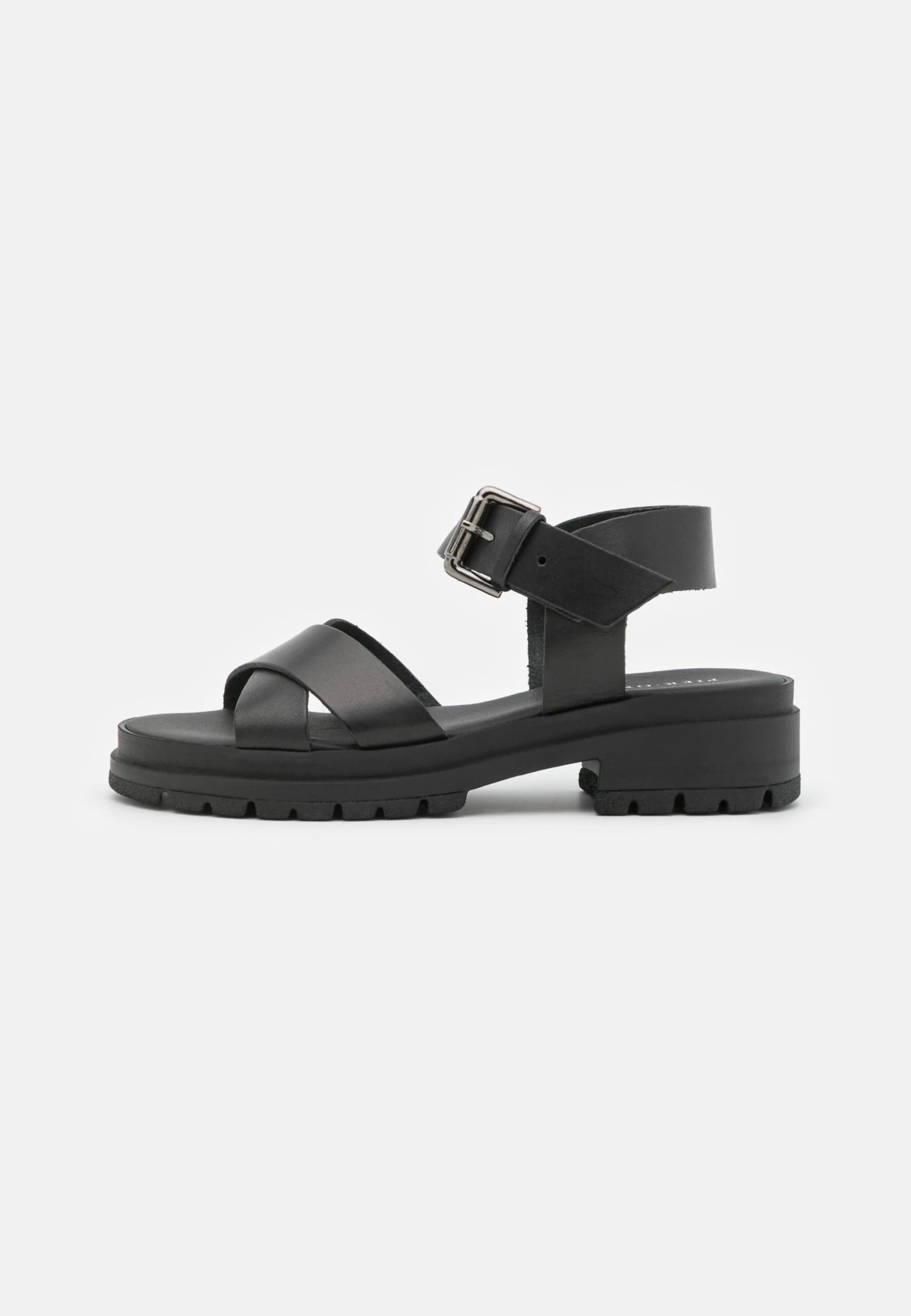 Pier One Leather - Sandalen - Black 3 Pier One Leather - Sandalen - Black