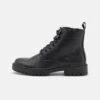 Pier One Unisex - Veterboots - Black -Schoenen Verkoop 4ee21c2d56bc47eeaf59b6aa753addd3