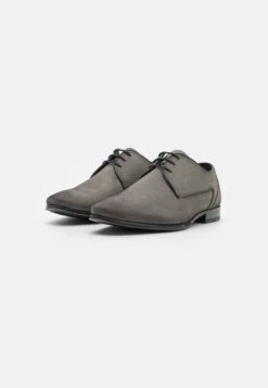 Pier One Leather - Veterschoenen - Dark Grey -Schoenen Verkoop 50adc3bf0aa045b8a231ed8e6245f002