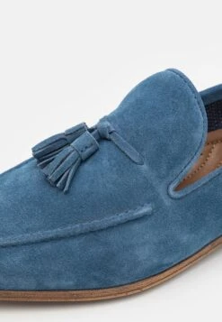 Pier One Leather - Instappers - Blue -Schoenen Verkoop 5d32b8a61a9d442e8464301b64803aaf