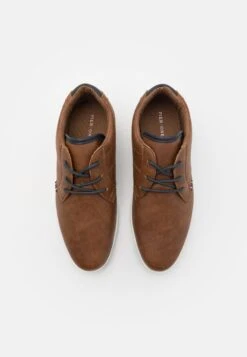 Pier One Sportieve Veterschoenen - Cognac/White -Schoenen Verkoop 640bfce7340948fdabf914861e9bbb2b