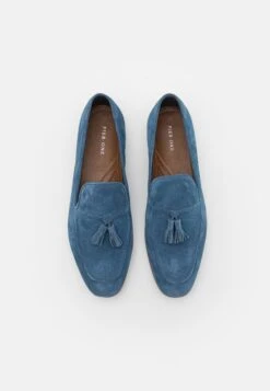 Pier One Leather - Instappers - Blue -Schoenen Verkoop 88169eccd947430599894098376803be
