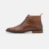 Pier One Leather - Veterboots - Cognac -Schoenen Verkoop a9f5097f0b854e50a3c5cf995e3ce56f
