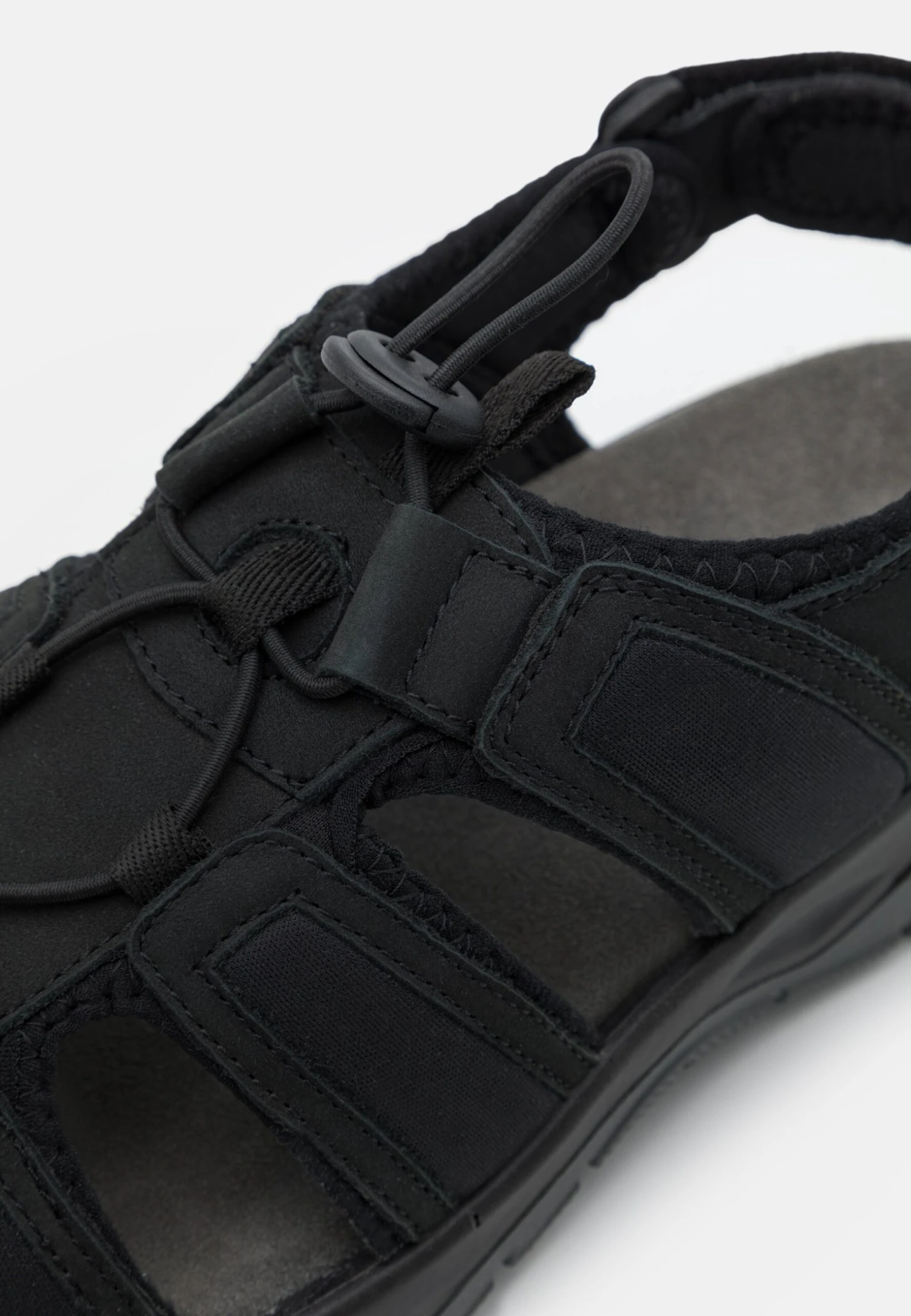 Pier One Leather - Outdoorsandalen - Black 8 Pier One Leather - Outdoorsandalen - Black - Image 6