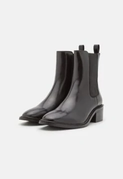 Pier One Leather- Korte Laarzen - Black -Schoenen Verkoop b7042fecf6ff42c1a440708ce3e55e9e