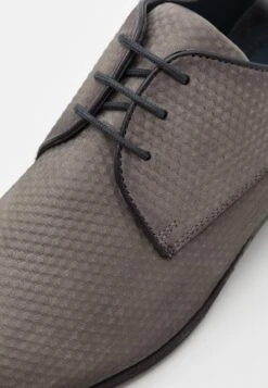 Pier One Leather - Veterschoenen - Dark Grey -Schoenen Verkoop e0f1574267c74dc1b5d53d5cfef035ae