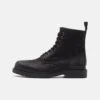 Pier One Leather - Veterboots - Black -Schoenen Verkoop f6e9515e988b4ad584e5e93abea39704