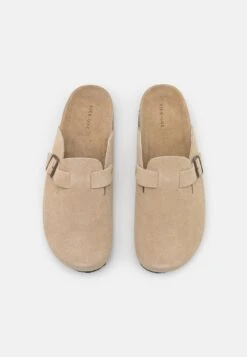 Pier One Leather Unisex - Pantoffels - Beige -Schoenen Verkoop fb9c0aed91d14aa2a90f9e1af6a1df5d